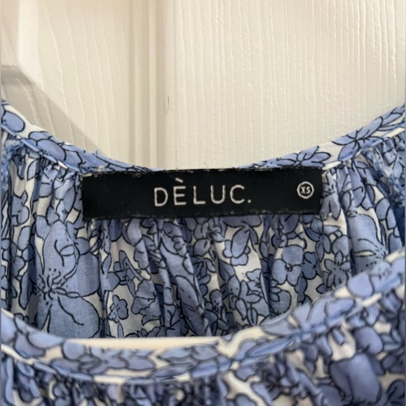 Dèluc Angela Blue Floral Mini Dress - Picture 4 of 4